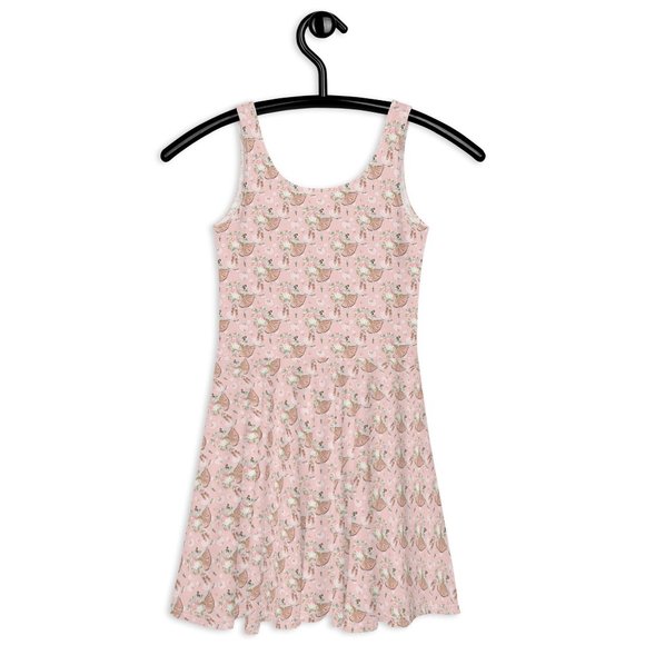 Coquette Aesthetic Ballet Fit and Flare Dress - Picture 10 of 13